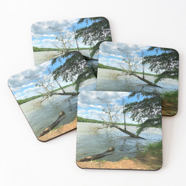 Item preview, Fallen Tree By The Shore designed and sold by HandsoffMyWorks.