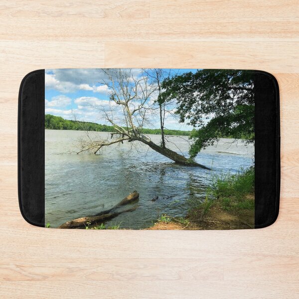 Item preview, Fallen Tree By The Shore designed and sold by HandsoffMyWorks.