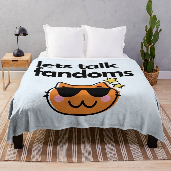 Item preview, lets talk fandoms- Swaggy cat fangirl designed and sold by Faeblehoarder.
