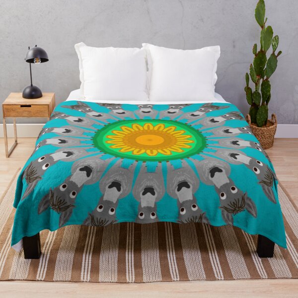 Item preview, Delightful Donkey Mandala Design designed and sold by MandalaZoo.