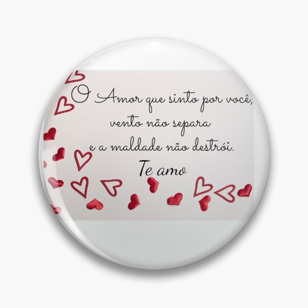 Item preview, O Amor que sinto por você, vento não separa e a maldade não destrói designed and sold by PraalStore.