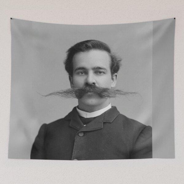 Item preview, A Man And His Moustache designed and sold by GreatTomorrow.
