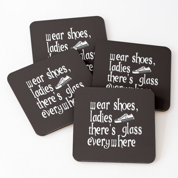 Item preview, Wear Shoes Ladies There's Glass Everywhere designed and sold by Timeforplay.