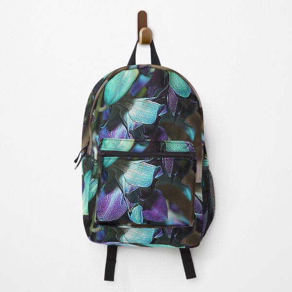 Item preview, BOTANICAL PRINT , PURPLE & AQUA ORCHID BLOOMS designed and sold by Opalbluerose.