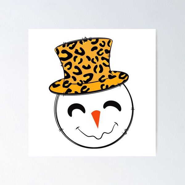 Item preview, Leopard Snowman Head Winter designed and sold by MisPuHoney.