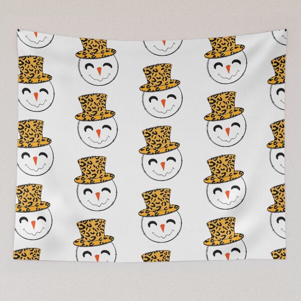Item preview, Leopard Snowman Head Winter designed and sold by MisPuHoney.