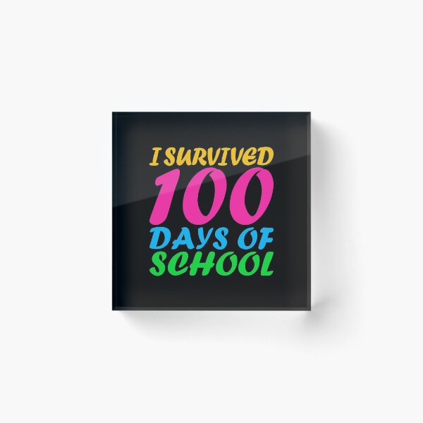 Item preview, I Survived 100 Days of School Funny designed and sold by Singhe Design.