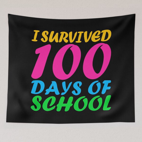Item preview, I Survived 100 Days of School Funny designed and sold by Singhe Design.