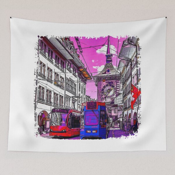 Item preview, Bern  Switzerland - Schwyz - Schweiz - Suiça - Suisse - Svizzera - Schwiiz -  Digital Painting Pintura Digital -  Comics Urban designed and sold by RazzArt.