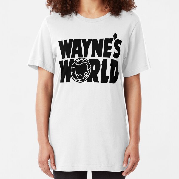 Wayne's World (Inverted) Slim Fit T-Shirt