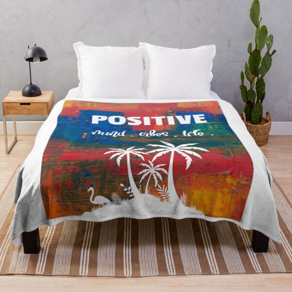 Item preview, positive, mind, vibes, life, short, phrase, motivational, inspirational, quotes, sayings, poster designed and sold by helkav.