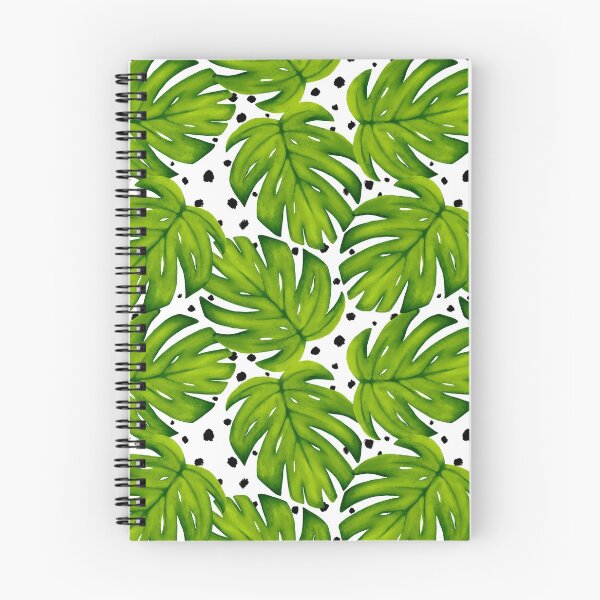 Aperçu de l'œuvre Motif à pois feuille Monstera Deliciosa créée et vendue par Kraina.