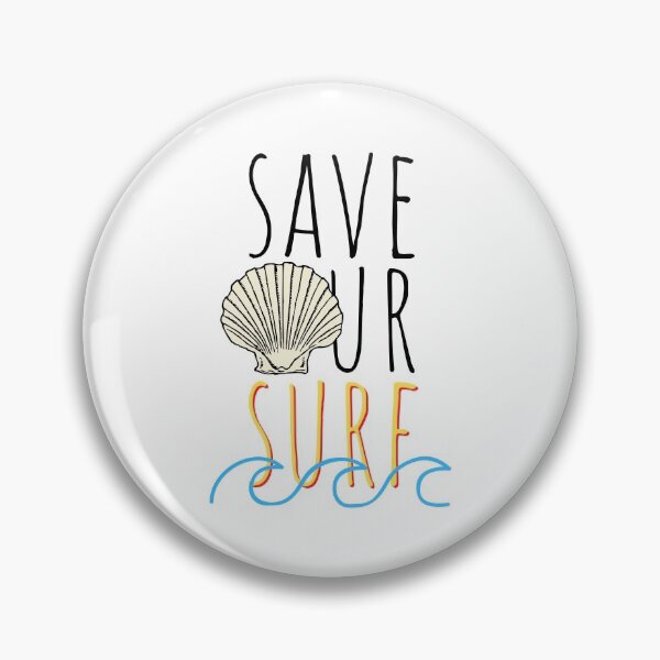Item preview, Save Our Surf | Cute Ocean Conservation designed and sold by CozyMarket.
