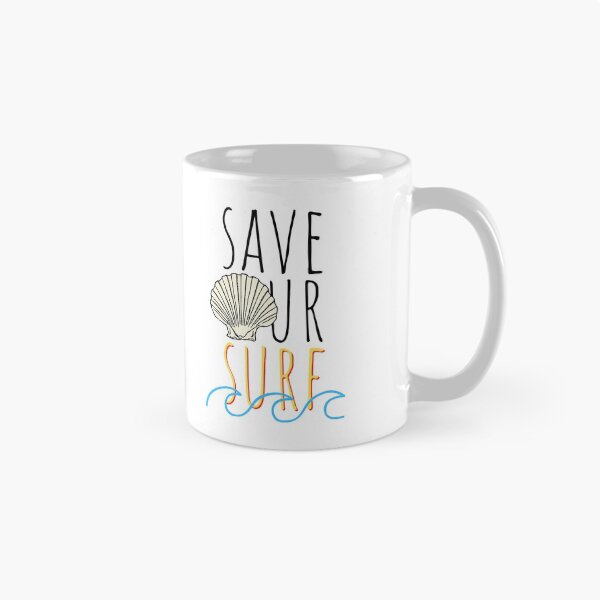 Item preview, Save Our Surf | Cute Ocean Conservation designed and sold by CozyMarket.