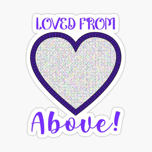 Item preview, Loved from Above! (Purple) designed and sold by PawsitiveMum.