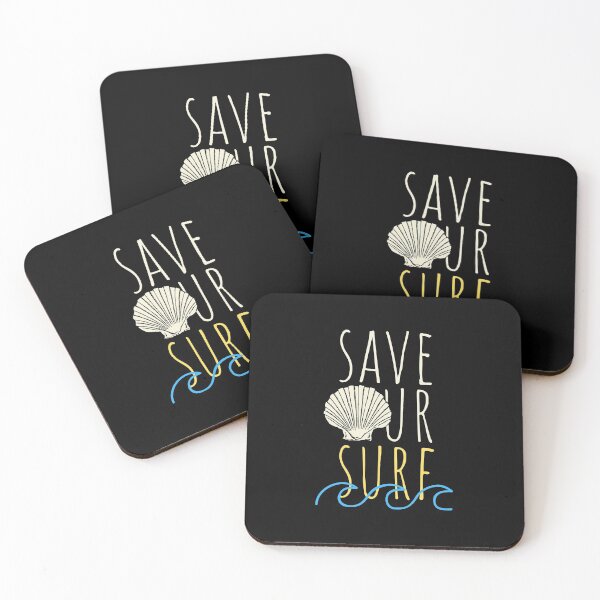 Item preview, Save Our Surf | Cute Ocean Conservation designed and sold by CozyMarket.