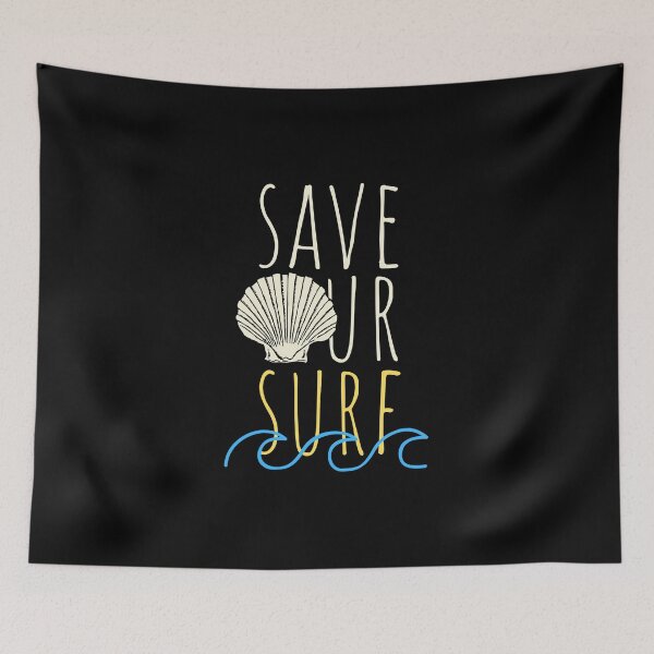 Item preview, Save Our Surf | Cute Ocean Conservation designed and sold by CozyMarket.