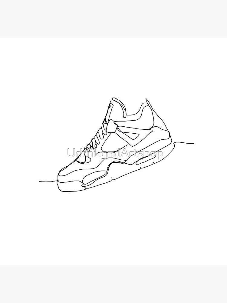 Air Jordan 1 Sketch | Air jordans, Shoes drawing, Jordans