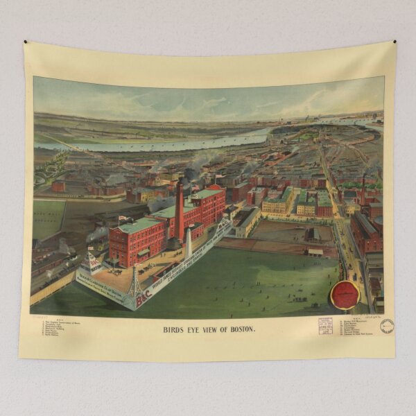 Item preview, Birdseye of Boston designed and sold by GreatTomorrow.