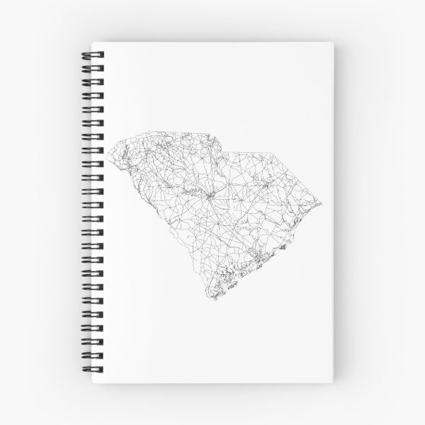 Item preview, South Carolina State Map, Art Print By LandSartprints designed and sold by LandSartprints.