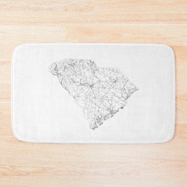 Item preview, South Carolina State Map, Art Print By LandSartprints designed and sold by LandSartprints.