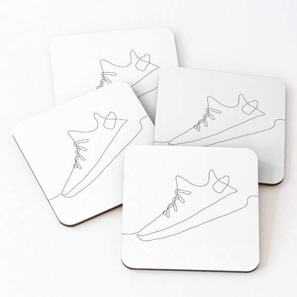 Artikelvorschau, Yeezy 350 Sneaker Contour Line Art Minimalismus Kunst entworfen und verkauft von UrbnLgndArtshop.