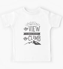 WIE DER KLETTER Kinder T-Shirt