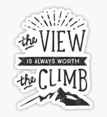 WORTH THE CLIMB Sticker