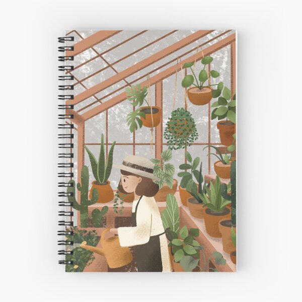 Item preview, Gardener girl in a greenhouse  designed and sold by yeelengtan.