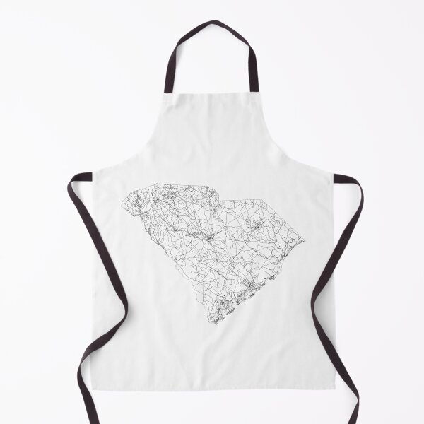 Item preview, South Carolina State Map, Art Print By LandSartprints designed and sold by LandSartprints.