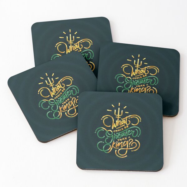 Item preview, What Could Be Greater Than A King Aquaman Quotes Typography designed and sold by krisnasetyam.