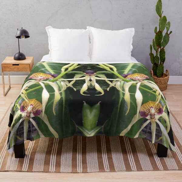 Item preview, Botanical Divine - Powerful Purple Orchids in a Green Paradise designed and sold by RoseAromas.