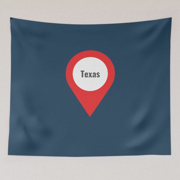 Item preview, Texas - Location Tag (pink) designed and sold by CityCollection.