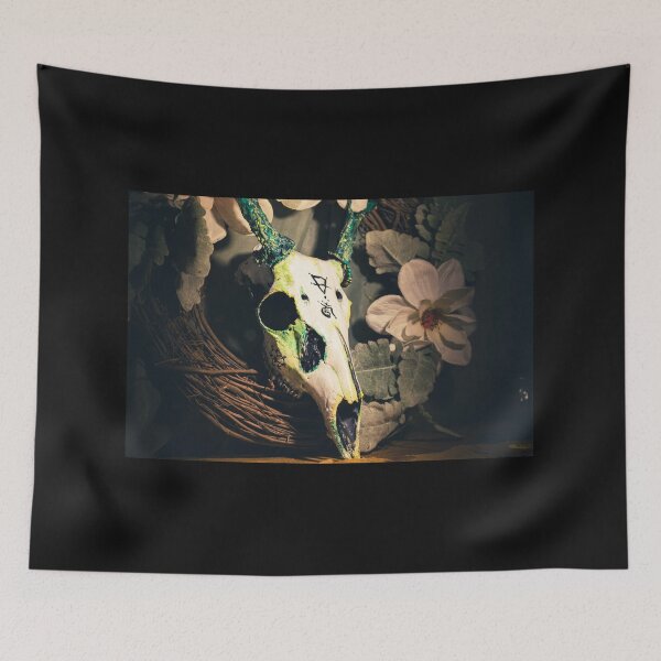 Item preview,  Deer Skulls and Flowers designed and sold by AllysiaAltck.