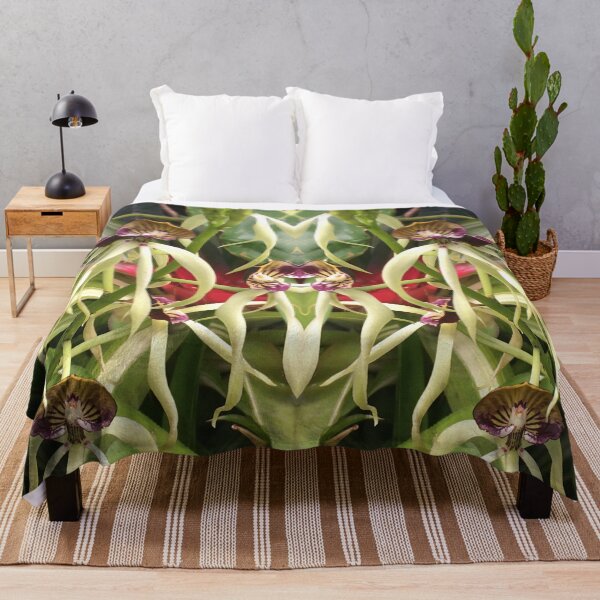Item preview, Botanical Divine - Powerful Purple Orchids in a Green Growing Paradise designed and sold by RoseAromas.