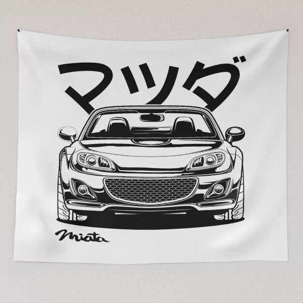 Item preview, Miata MX-5 NC Line art designed and sold by idrdesign.