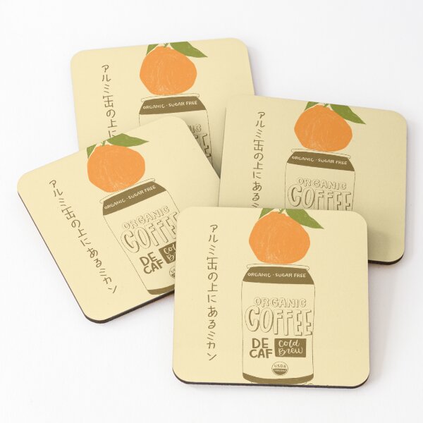 Item preview, アルミ缶の上にあるミカン designed and sold by guesa.