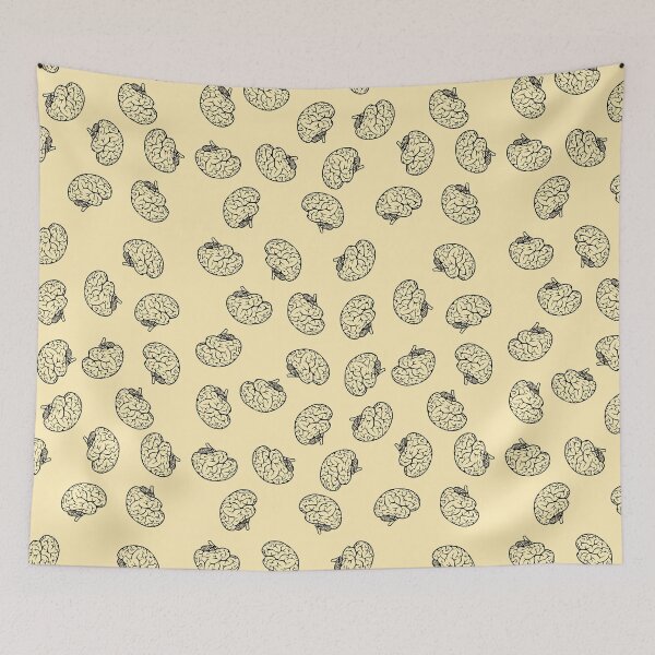 Item preview, Brain Repetitive Pattern designed and sold by Rimkidd.