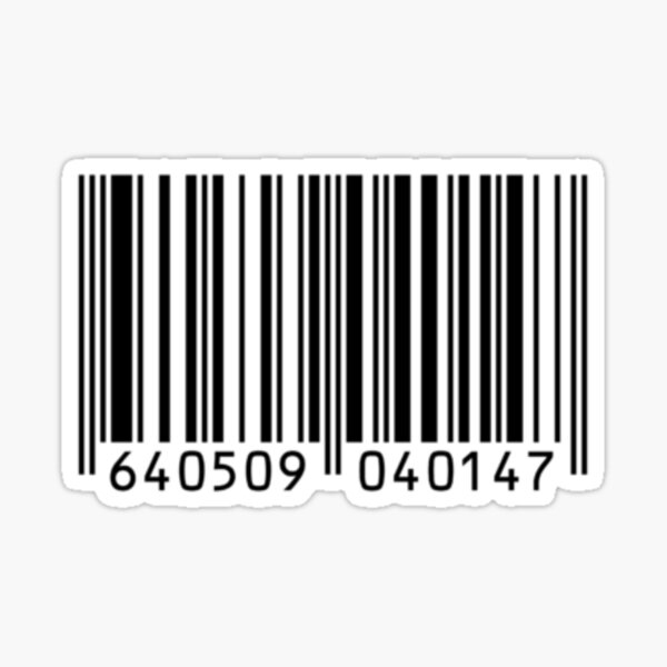 Agent 47 Barcode Sticker By Glasperdesigns Redbubble