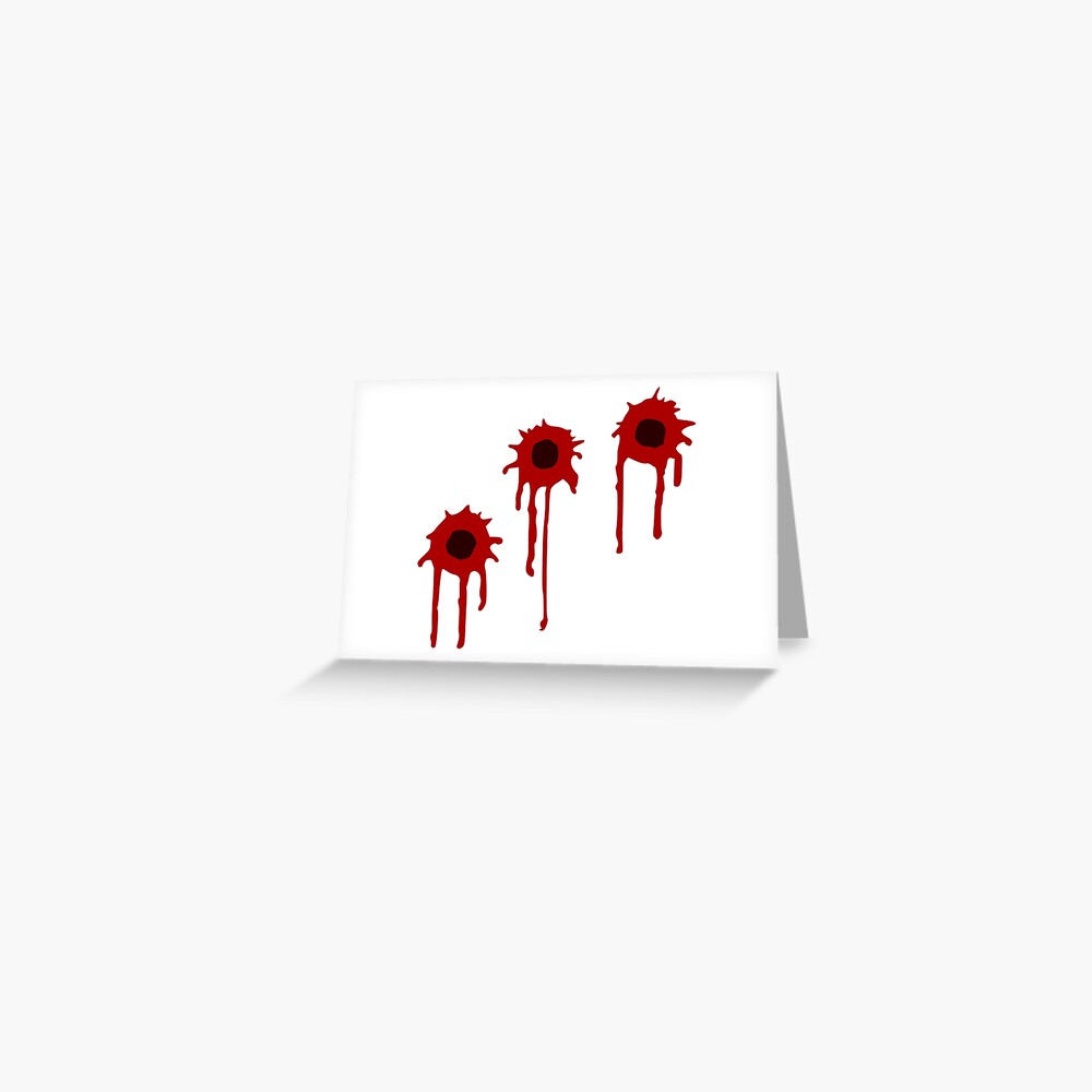 Bullet Hole | Greeting Card