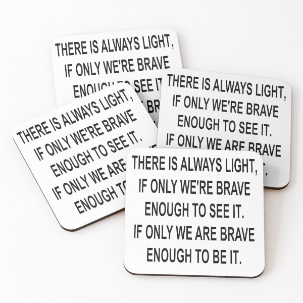 Item preview, THERE IS ALWAYS LIGHT IF ONLY WE'RE BRAVE ENOUGH TO SEE IT IF ONLY WE ARE BRAVE ENOUGH TO BE IT - AMANDA GORMAN designed and sold by HINDAM4U.