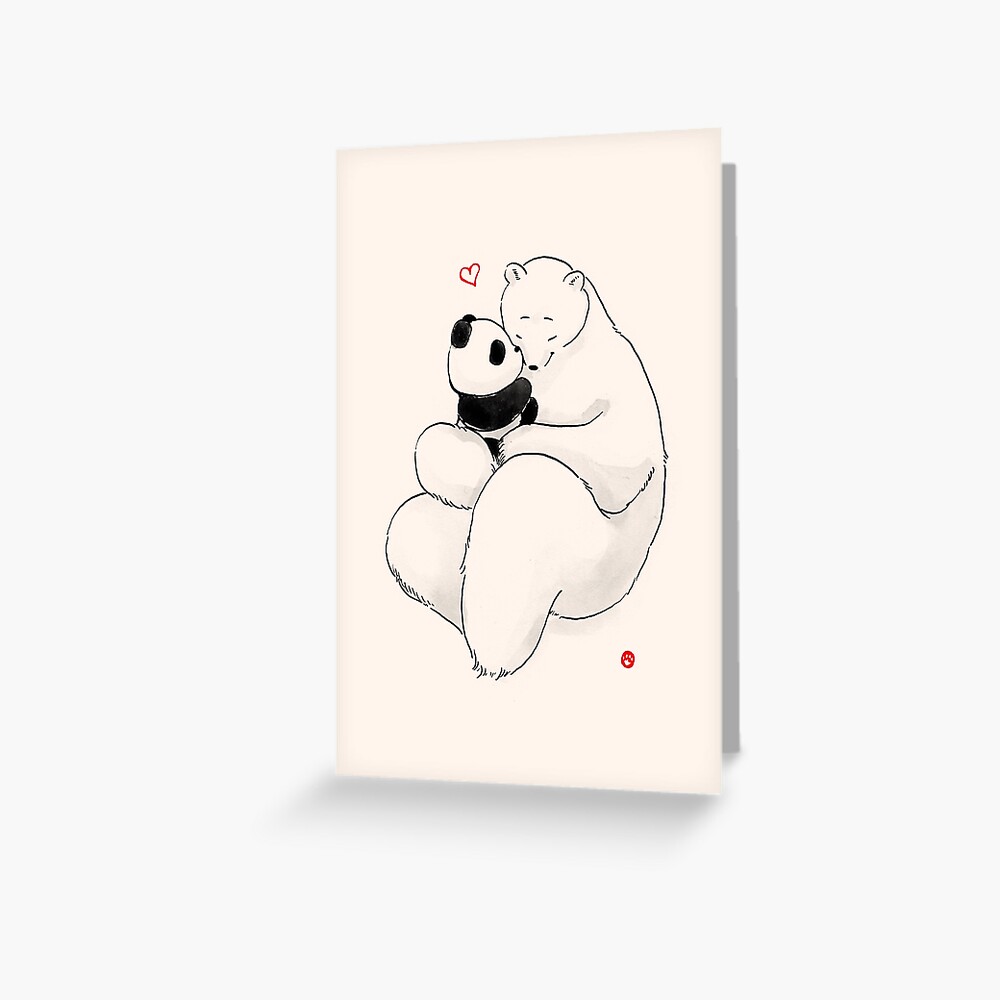 Kissy Baby Greeting Card