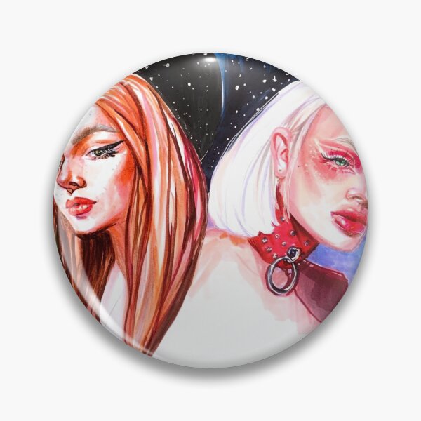 Item preview, Two girls in a Galaxy designed and sold by alinafutura.
