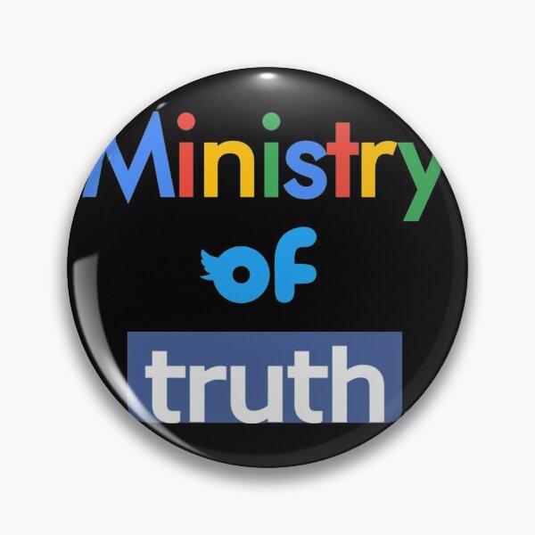 Item preview, 1984 Ministry of Truth Anti Social Media Big Tech Propaganda T-Shirt designed and sold by royaltea111.