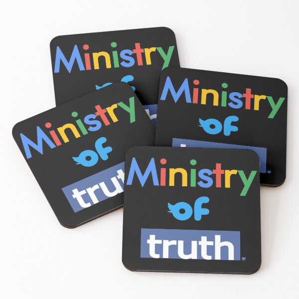 Item preview, 1984 Ministry of Truth Anti Social Media Big Tech Propaganda T-Shirt designed and sold by royaltea111.