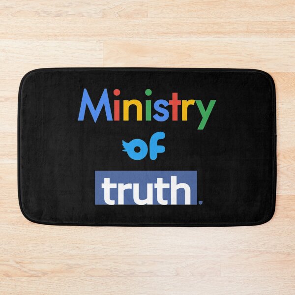 Item preview, 1984 Ministry of Truth Anti Social Media Big Tech Propaganda T-Shirt designed and sold by royaltea111.