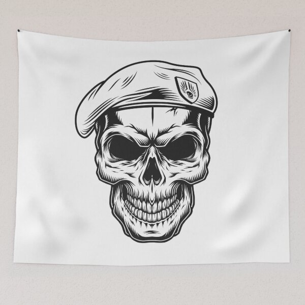 Item preview, Skull beret designed and sold by RAI28.