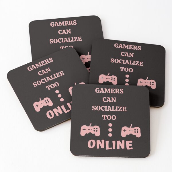 Item preview, Gamers Can Socialize Too - Online designed and sold by ProBatavian.