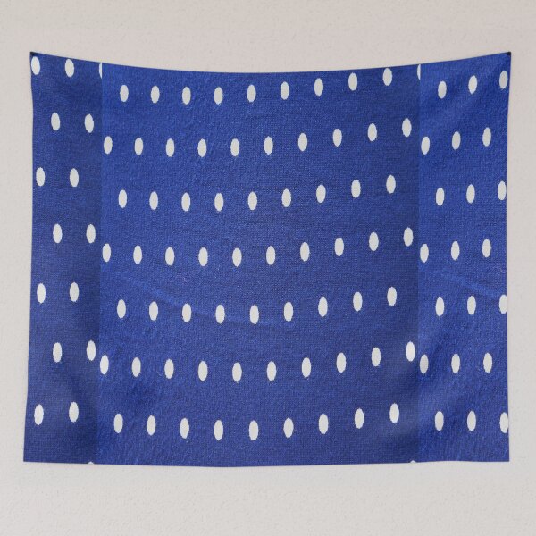Item preview, Lovely Beautiful Blue Colored Pattern with white dots - Blue colored designed and sold by The Full Cart.