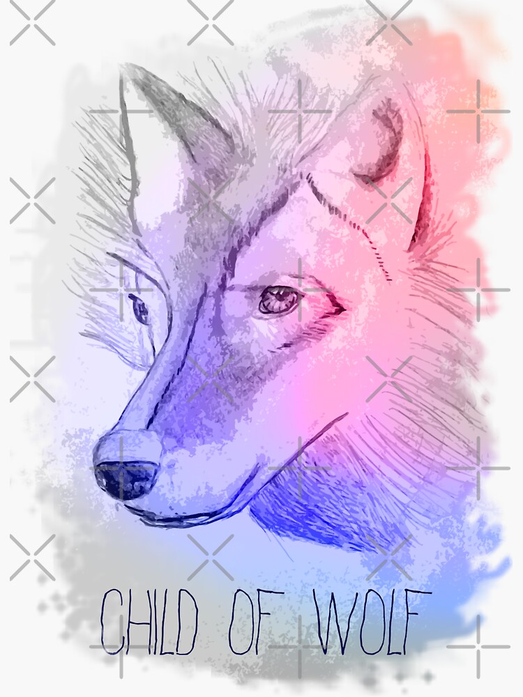 "Wolf First Aid Kit" Sticker for Sale by ohlapislazuli Redbubble